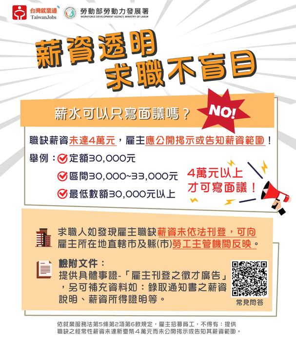 薪資揭示宣導圖卡