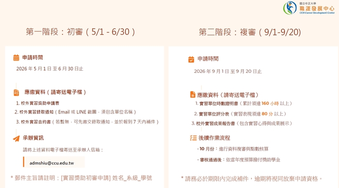 實習獎助金說明4